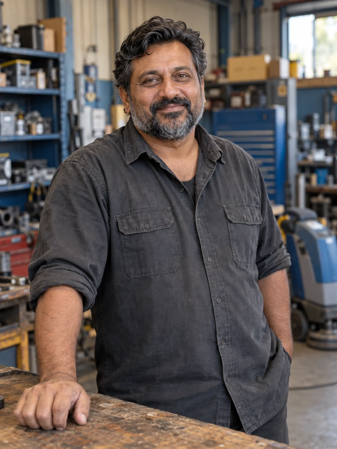 Samir Shah, owner of Benchline